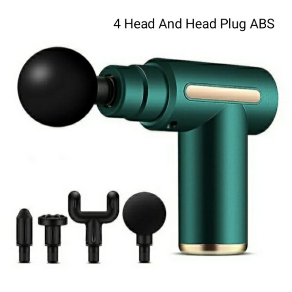 ম্যাসাজ গান 4 Head And Head Plug Metal