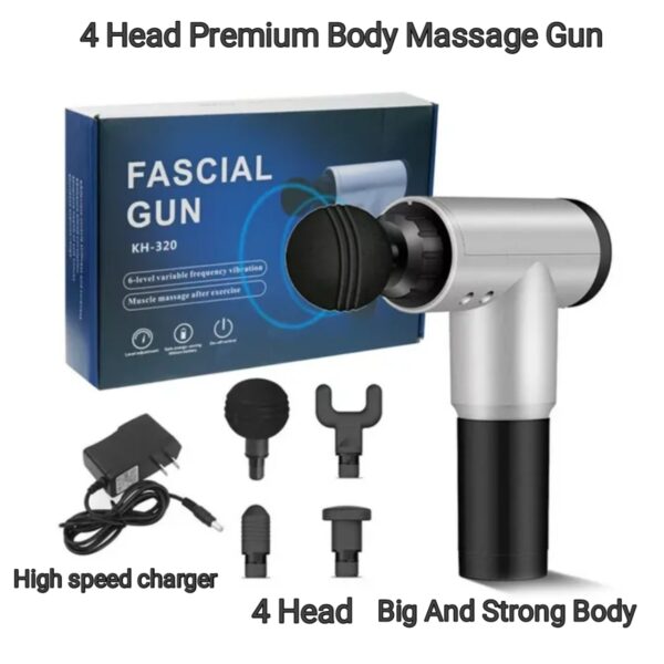 4 Head Premium Body Massage Gun