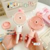 F3 Mini Portable Rechargeable Hand-Held Mute Spray Mist Air Cooled Fan (Pocket Fan) - Image 3