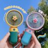 Hot Sell Usb Rechargeable Portable Fans Cartoon Cooling Held Fan Air Cooler Summer Handheld Mini Fan - Image 6