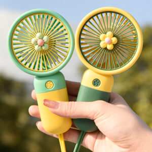 Hot Sell Usb Rechargeable Portable Fans Cartoon Cooling Held Fan Air Cooler Summer Handheld Mini Fan