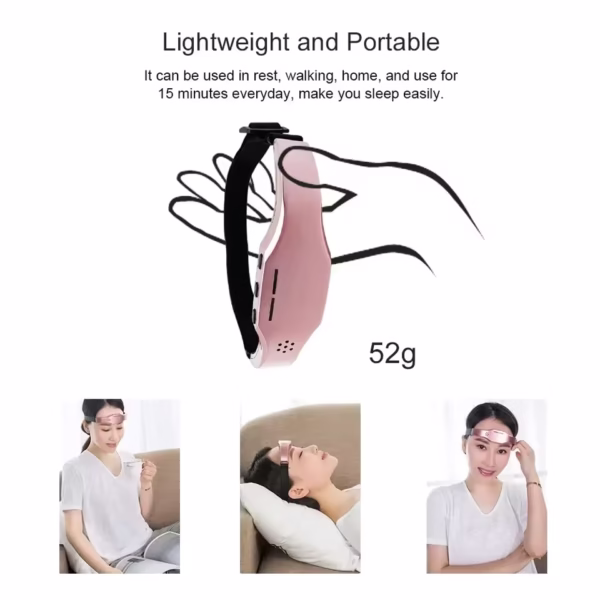 Wireless Help Sleep Head Massager Night Monitor Headache Migraine Relief Aid Massage Device - Image 3